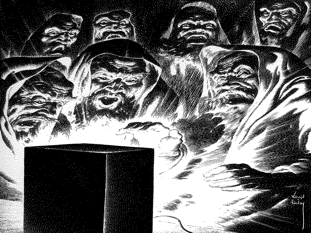 Pulp magazine illustrator Virgil Finley